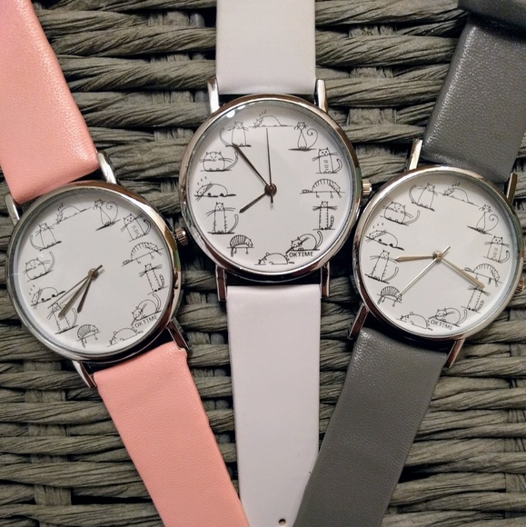 🍨BOGO 50% OFF🍨 Cartoon Cat Watch - Picture 3 of 3